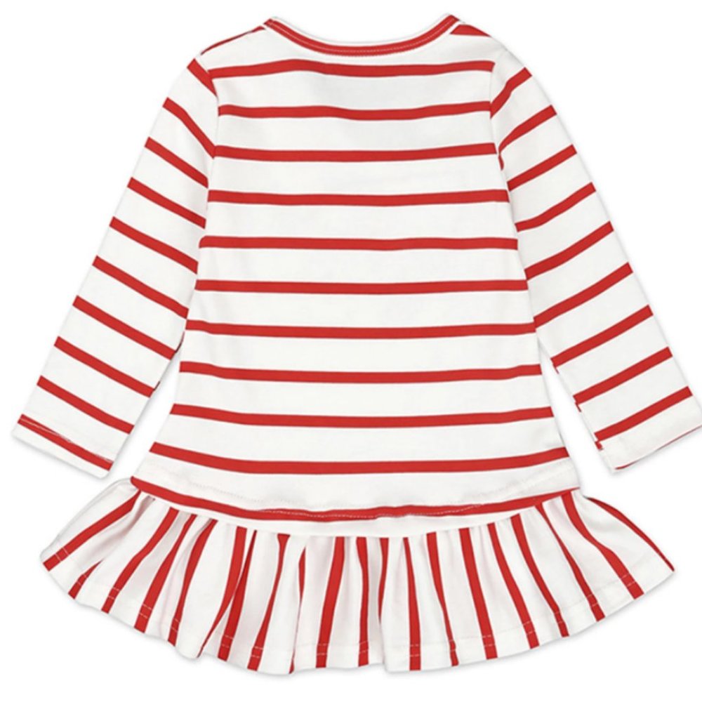 Baby Toddler Girl Santa Plaid Hat Christmas Dress - Picture 2 of 4